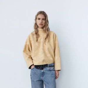 Zara Cape Sleeve Top Sweater
